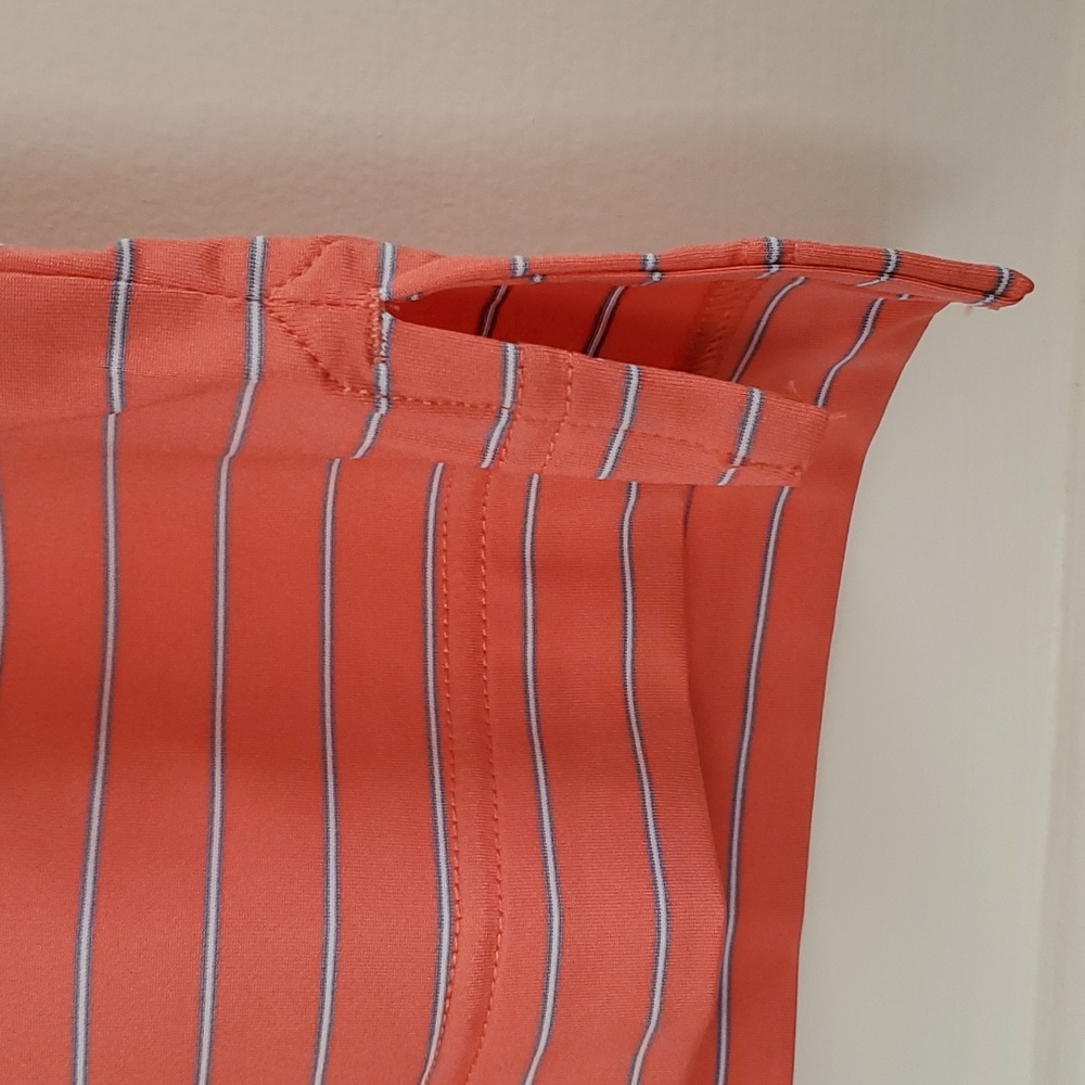Footjoy Golf Shirt - Triple Pinstripe - Picture 6 of 7